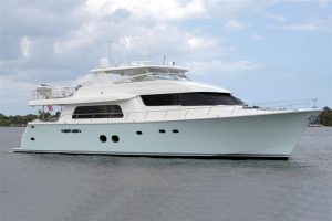 used 85' pacific mariner yacht sale florida