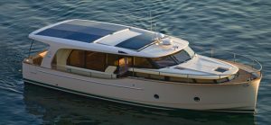 Greenline yachts stuart boat show hybrid yacht
