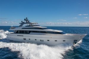 Miami boat show used sanlorenzo yacht for sale 104'