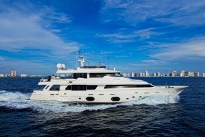 used 107' ferretti yacht for sale in florida usa