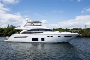 used 68' princess yacht for sale in florida