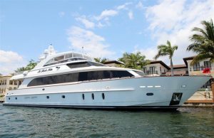 pre-owned 101' hargrave yacht for sale in florida